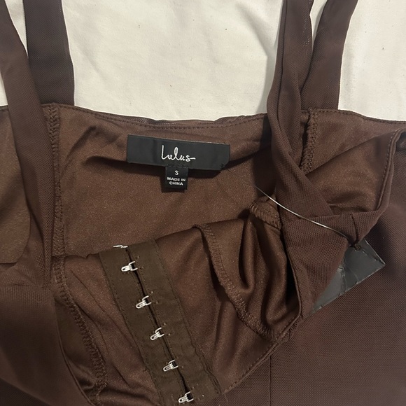 Mesh You More Chocolate Brown Tank Top - Picture 7 of 8